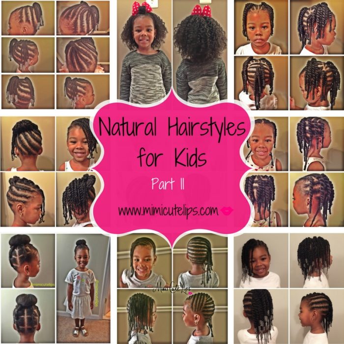 Natural hairstyles kids