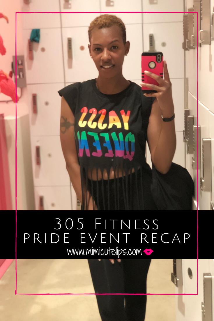June is Pride month. Mimi Robinson of MimiCuteLips was invited to attend the 305 Fitness Pride event for a cause. DC Pride Event #305Fitness