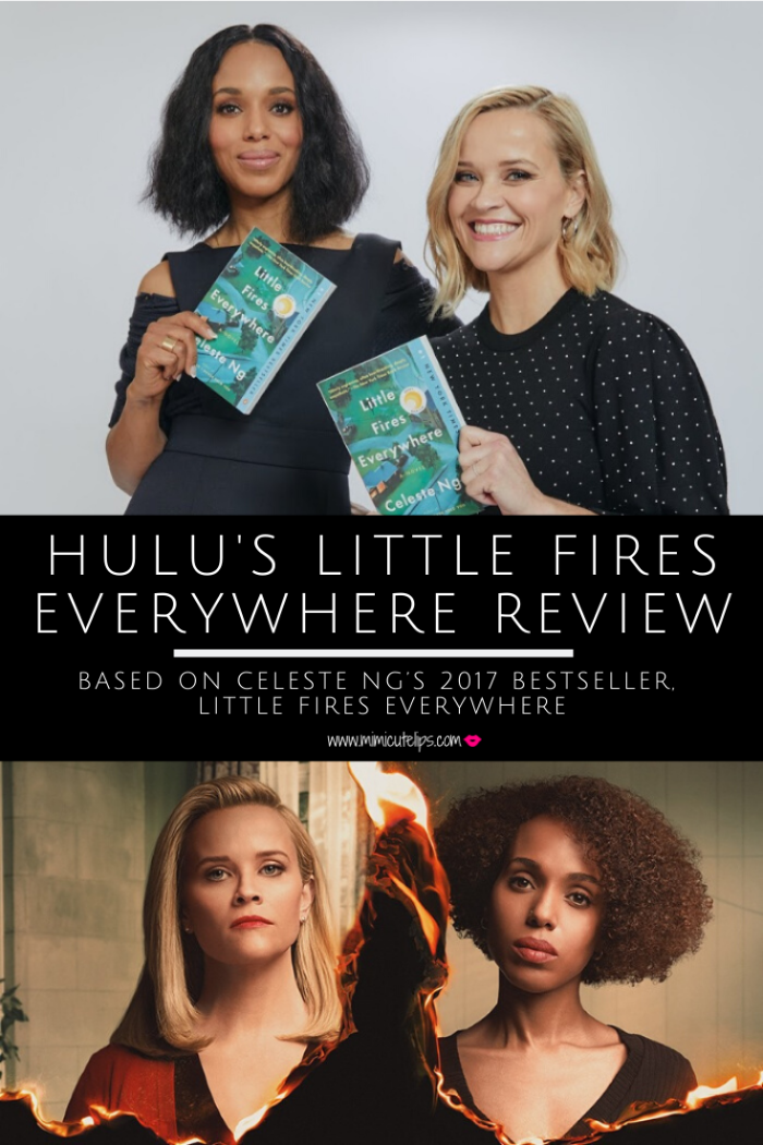 Spoiler free Hulu Little Fires Everywhere Review. This new shows drops on March 18th starring Kerry Washington + Reese Witherspoon. #LittleFiresEverywhere